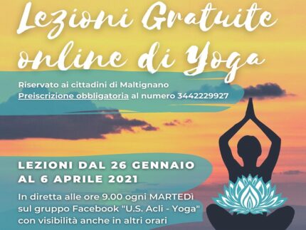 Corso di yoga a Maltignano