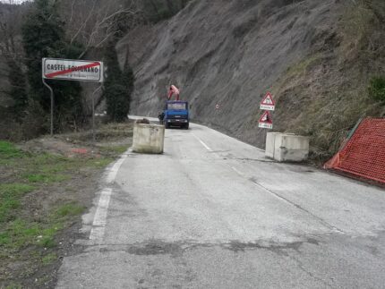 Riapertura della Provinciale "Folignano"