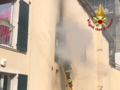 Incendio in un'abitazione di Ascoli