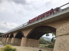 Prove di carico sul ponte Rubbianello