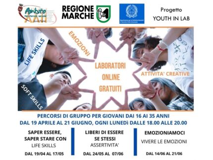 Locandina del progetto "Youth in Lab"