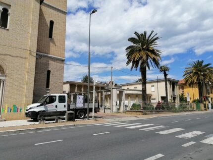 Lavori presso la scuola "Maria Immacolata" di Monteprandone