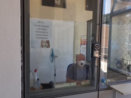 Mascherine trasparenti a Grottammare