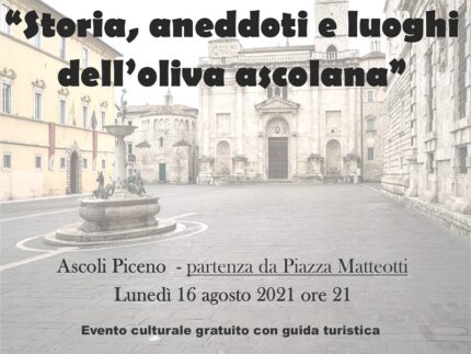 Locandina dell'evento in programma ad Ascoli
