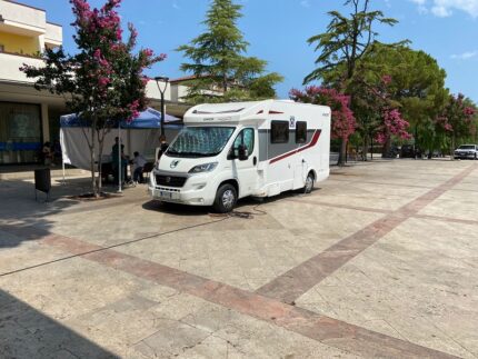 Camper vaccinale a Monteprandone