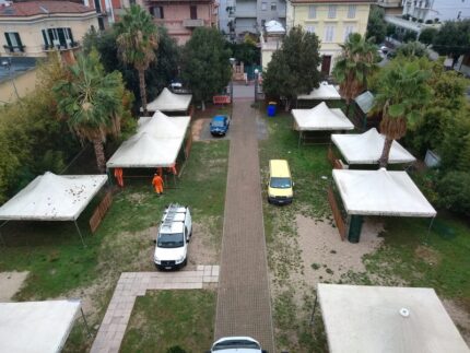 Allestimento della fattoria didattica a Grottammare