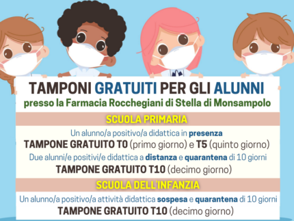 Tamponi gratuiti a Monsampolo