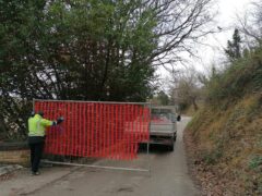 Lavori in via Montetinello a Monteprandone