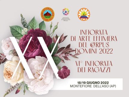 Infiorata dei ragazzi a Montefiore dell'Aso