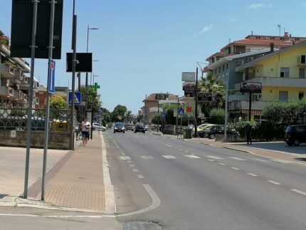 Viale De Gasperi a Monteprandone