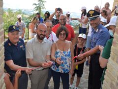 Inaugurazione di una mostra a Castorano