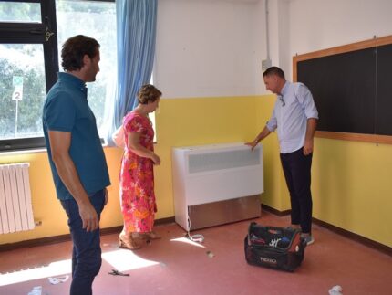 Impianti di ventilazione installati nelle scuole di Monteprandone