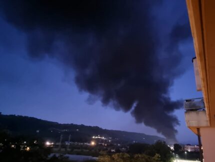 Incendio del 6 settembre a Grottammare