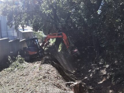 Pulizia dei fossi extraurbani a Grottammare