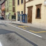 Nuova fermata dell'autobus in via Matteotti a Grottammare