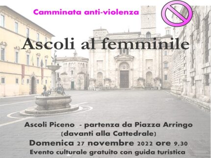 Camminata anti-violenza ad Ascoli