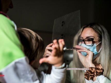 Controlli della vista per i bambini degli asili nido di Ascoli