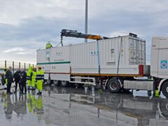 Sopralluogo assessore Aguzzi alla banchina 22 del porto di Ancona