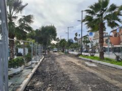 Lavori sul lungomare di Grottammare