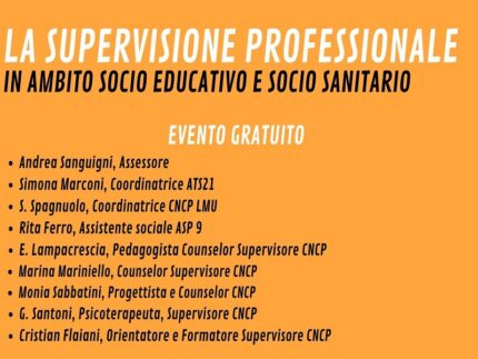 Convegno sulla supervisione professionale