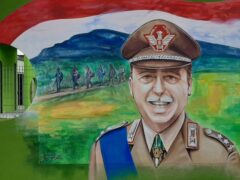 Murales a Folignano dedicato a Carlo Alberto Dalla Chiesa