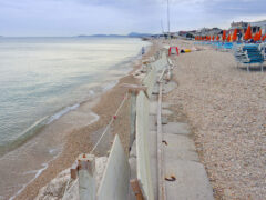 La costa erosa a Marina di Montemarciano