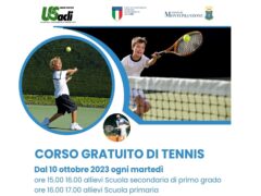 Corso gratuito di tennis organizzato a Monteprandone