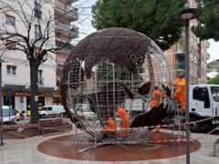 Mappamondo luminoso Dreamworld a Grottammare