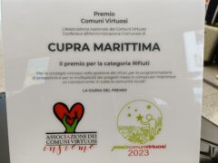 Cupra Marittima premiata per la gestione dei rifiuti