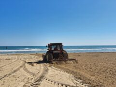 Interventi sulla spiaggia di Grottammare