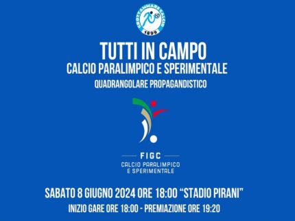 Torneo di calcio paraolimpico "Tutti in campo"