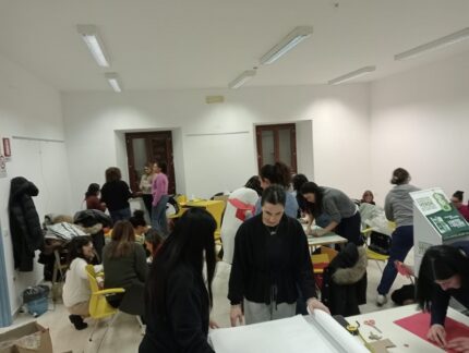 Preparativi a Grottammare per il Carnevale dei Bambini