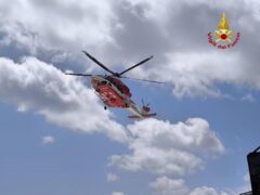 Elicottero dei Vigili del Fuoco