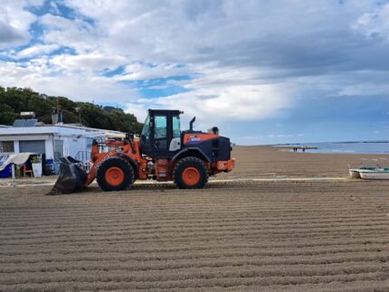 Interventi sulla spiaggia di Grottammare