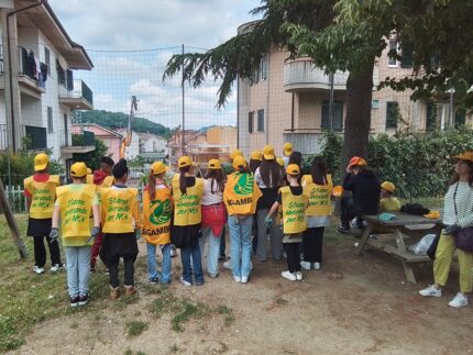 Iniziativa di Legambiente con una scuola di Comunanza
