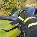 Frontale tra due auto a Castel di Lama