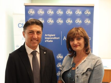 Francesco Balloni e Arianna Trillini