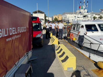 Peschereccio soccorso a San Benedetto