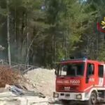 Incendio ad Arquata del Tronto