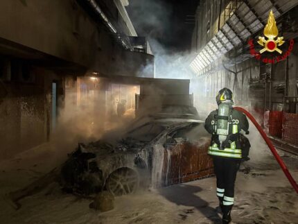Incendio a San Benedetto
