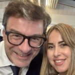 Giancarlo Giorgetti e Giorgia Latini