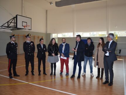 Inaugurazione della nuova palestra dell'istituto "Fermi" di Ascoli