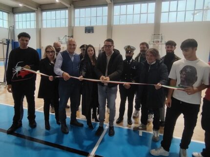 Inaugurazione della nuova palestra della scuola "Capriotti" di San Benedetto
