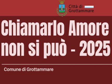 "Chiamarlo amore non si può" edizione 2025