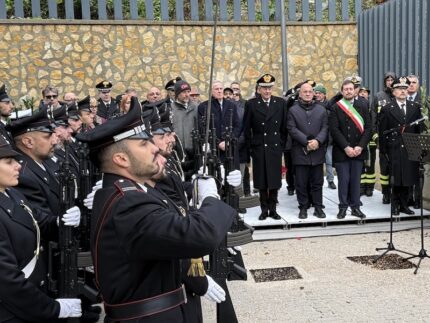 Inaugurazione della nuova caserma dei Carabinieri di Arquata del Tronto