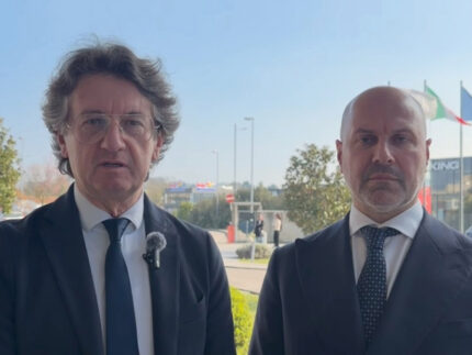 Stefano Capannelli (Pres. Ordine degli Ingegneri Prov. Ancona) e Massimo Conti (Pres. Federazione Ordini degli Ingegneri delle Marche)