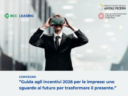 "Guida agli incentivi 2026"