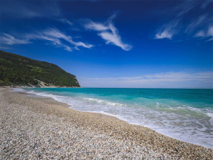 Spiaggia della riviera del Conero