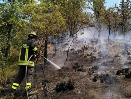 Incendio a Venarotta