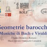 I Musei Sistini del Piceno, in collaborazione con l’associazione musicale R.O.L.F. (Ripatransone Opera Leonis Festival) e il Comune di Monteprandone, organizzano il concerto “Geometrie Barocche”, domenica 30 agosto, alle ore 21:15, nella chiesa San Nicolò di Monteprandone, con ingresso libero. L’evento prevede un programma con musiche di Bach e Vivaldi eseguite all’organo da Domenico Romano e al flauto traverso da Gianpaolo Corradetti. Al termine dell’evento si terrà una visita al Museo dei Codici di San Giacomo della Marca che ospita il Museo Sistino di Monteprandone, di norma ospitato al Convento di San Giacomo ma attualmente oggetto di lavori di restauro post terremoto del Centro Italia. “Come ogni anno, dal 2016, anno del terremoto – spiegano gli organizzatori - i Musei Sistini del Piceno, nei Comuni dove insistono le varie sedi museali come a Monteprandone, affiancano alle aperture ordinarie delle strutture museali, eventi come questo. L’obiettivo è di coinvolgere i visitatori in un’esperienza di conoscenza delle bellezze culturali custodite nei musei facendo un viaggio tra musica e arte”. Ricordiamo che il Museo Sistino di Monteprandone sarà aperto fino al 13 settembre, venerdì, sabato e domenica, dalle ore 18 alle ore 23. Per info 3473804444, Instagram @museisistini, Facebook Musei Sistini del Piceno.
